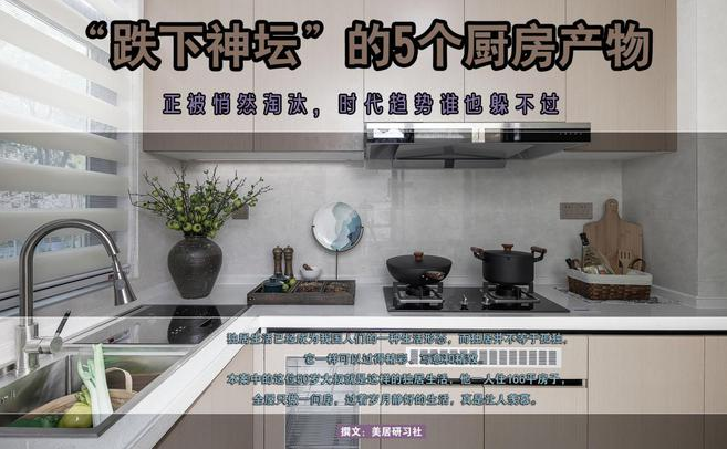 山水人家裝飾：“跌下神壇”的5個廚房產(chǎn)物，正被悄然淘汰，時代趨勢誰也躲不過